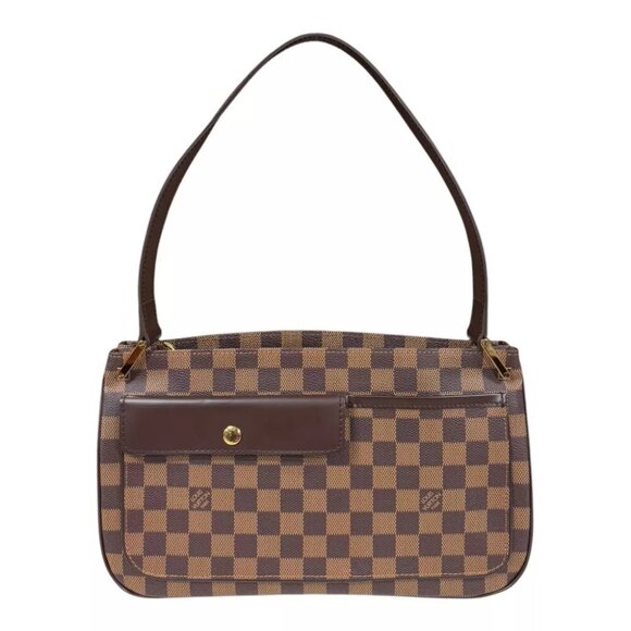 LOUIS VUITTON Shoulder Bag Damier canvas Damier Aubagne used - Picture 1 of 11